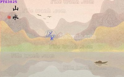 Hình ảnh file gốc File in tranh tường hiện đại FTS3825 cho in UV