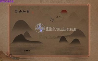 Tải file File in tranh tường hiện đại FTS3858 (gốc) in tranh tráng gương