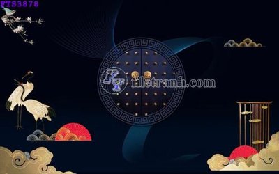 File ảnh File in tranh tường hiện đại FTS3878 (gốc) in PP, decal