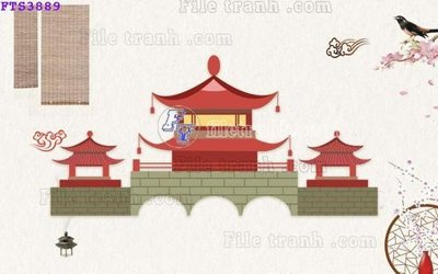 File ảnh File in tranh tường hiện đại FTS3889 (gốc) in Hiflex