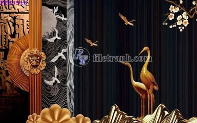 File tranh File in tranh tường hiện đại FTS3918 (ảnh gốc) sắc nét hoàn hảo