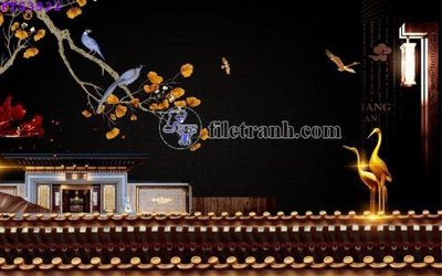 File tranh File in tranh tường hiện đại FTS3922 (gốc) chủ đề thành phố