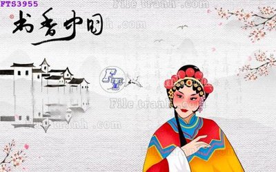 File tranh File in tranh tường hiện đại FTS3955 (bản gốc) in lụa 5D