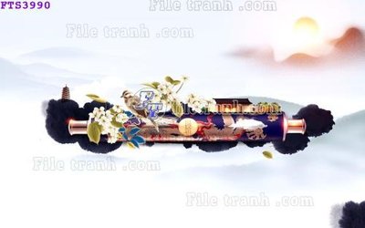 File gốc File in tranh tường hiện đại FTS3990 (PNG) chất lượng cao