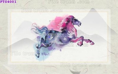 File gốc File in tranh tường hiện đại FTS4001 (cho in UV) siêu nét