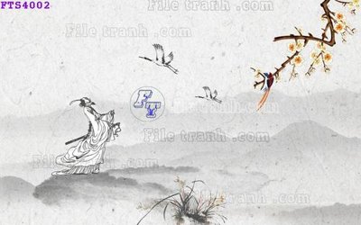 File in ấn chuyên nghiệp File in tranh tường hiện đại FTS4002 (file gốc)