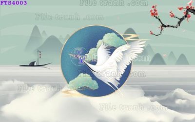 Ảnh gốc File in tranh tường hiện đại FTS4003 (độ nét cao) in tráng gương