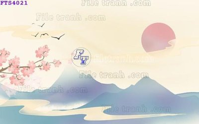 File in mica File in tranh tường hiện đại FTS4021 (bản gốc) sắc sảo