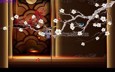 Chi tiết file gốc File in tranh tường hiện đại FTS4061 (cho in tráng gương)