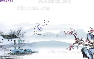File tranh in mica File in tranh tường hiện đại FTS4082 (độ phân giải cao)