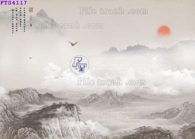 File in trần File in tranh tường hiện đại FTS4117 (file gốc) chủ đề vũ trụ