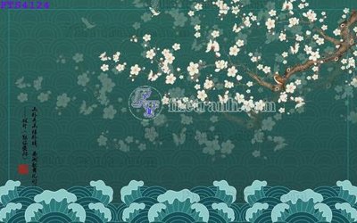 File tranh File in tranh tường hiện đại FTS4124 (gốc) in trên kính