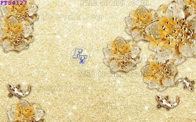 File in trần File in tranh tường hiện đại FTS4127 (file gốc) phong thủy