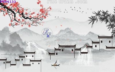 File in ấn File in tranh tường hiện đại FTS4133 (bản gốc) từ file gốc