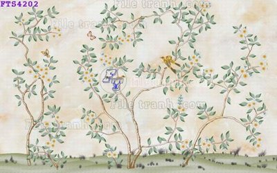 File in trần File in tranh tường hiện đại FTS4202 (file gốc) xuyên sáng