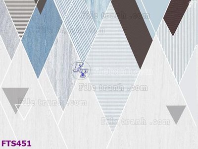 File gốc File in tranh tường hiện đại FTS451 (in lụa) trang trí tường