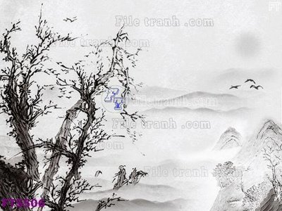 File PSD File in tranh tường hiện đại FTS506 (gốc) cho in quảng cáo