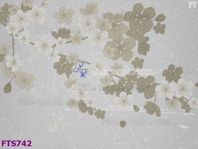 File tranh File in tranh tường hiện đại FTS742 (bản gốc) treo phòng ăn