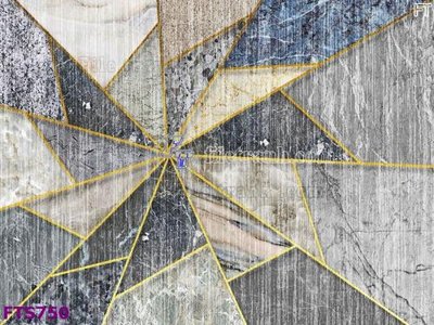 Ảnh gốc File in tranh tường hiện đại FTS750 (nét căng) in mica