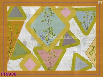 File ảnh File in tranh tường hiện đại FTS936 (gốc) in standee