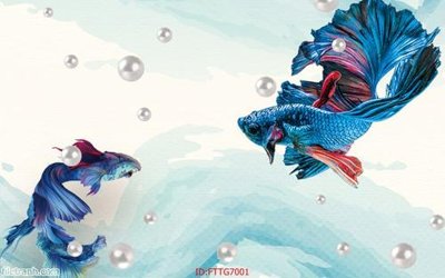 File in lụa Tranh tường 3d tối giản hiện đại FTTG7001 (chất lượng cao) Tranh tường 3d tối giản hiện đại FTTG7001