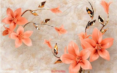 File tranh quảng cáo Tranh tường 3d tối giản hiện đại FTTG7031 (download file gốc)