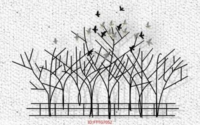 File gốc in ấn Tranh tường 3d tối giản hiện đại FTTG7052 chất lượng vượt trội