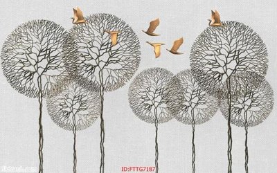 File tranh gốc Tranh tường 3d tối giản hiện đại FTTG7187 (sắc nét từng chi tiết)