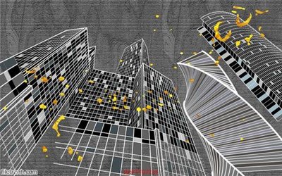 Download file Tranh tường 3d tối giản hiện đại FTTG7225 (chuẩn in) chất lượng cao