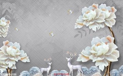 Tải file Tranh tường 3d tối giản hiện đại FTTG7248 (gốc) làm file in ấn