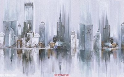 Chi tiết file ảnh Tranh tường 3d tối giản hiện đại FTTG7321 sắc nét