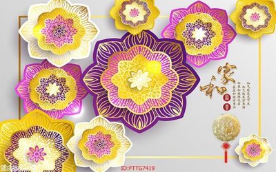 File tranh gốc Tranh tường 3d tối giản hiện đại FTTG7419 (bản quyền) file PSD