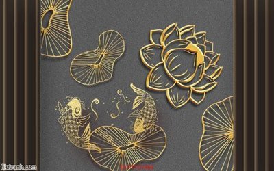 Hình ảnh gốc Tranh tường 3d tối giản hiện đại FTTG7469 (để in khổ lớn)