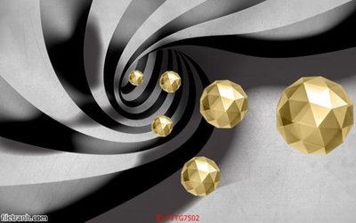 Tải file gốc Tranh tường 3d tối giản hiện đại FTTG7502 (in khổ lớn) không vỡ