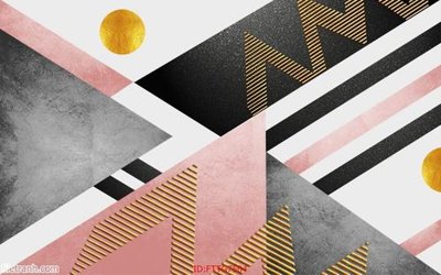 File gốc Tranh tường 3d tối giản hiện đại FTTG7504 (PNG) không nền chất lượng