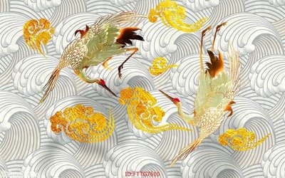 File gốc Tranh tường 3d tối giản hiện đại FTTG7610 (in lụa) tranh thuận buồm