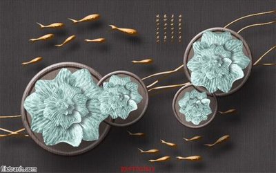 Download file gốc Tranh tường 3d tối giản hiện đại FTTG7613 (in mica) 3D