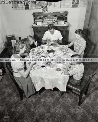 File in mica Family Style_ 1943 (bản gốc) sắc sảo