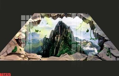 Tải file File tranh gốc họa tiết giấy dán tường GGT325 (PSD) cho in ấn quảng cáo