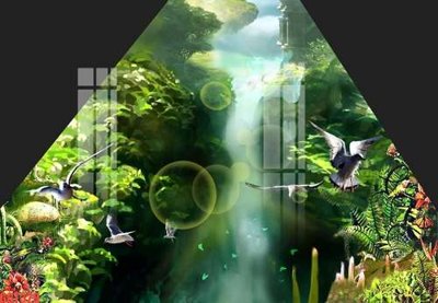 Chi tiết file gốc File tranh gốc họa tiết giấy dán tường GGT329 (cho in tráng gương)