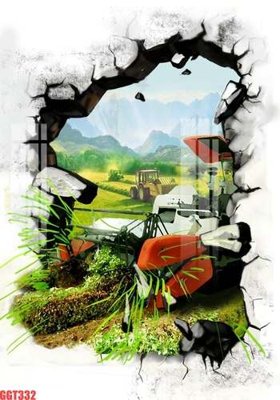 Tải file File tranh gốc họa tiết giấy dán tường GGT332 (gốc) in ấn ngay lập tức