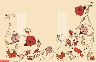 File in ấn File tranh gốc họa tiết giấy dán tường GGT383 chuyên nghiệp