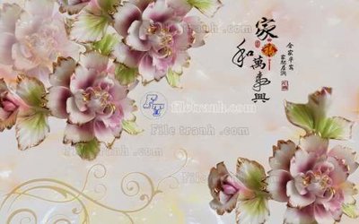 Download file File tranh in tường giả ngọc GN2025 (gốc) cho xưởng in