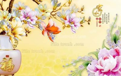 File gốc File tranh in tường giả ngọc GN2033 (in lụa) tranh thuận buồm