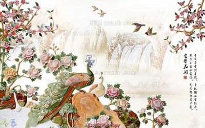 File gốc File tranh giả ngọc GN203 (in 3D) nghệ thuật