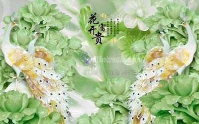 File tranh gốc File tranh in tường giả ngọc GN2077 (bản quyền) Filetranh.com