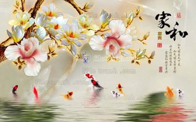 File tranh PSD File tranh in tường giả ngọc GN2092 chất lượng cao