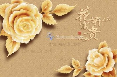 Mua file tranh gốc File tranh in tường giả ngọc GN2103 tại Filetranh.com