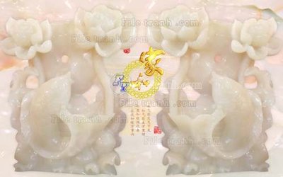 File gốc File tranh in tường giả ngọc GN2148 (in lụa) trang trí tường