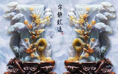 File gốc File tranh in tường giả ngọc GN2175 (in mica) làm bảng hiệu